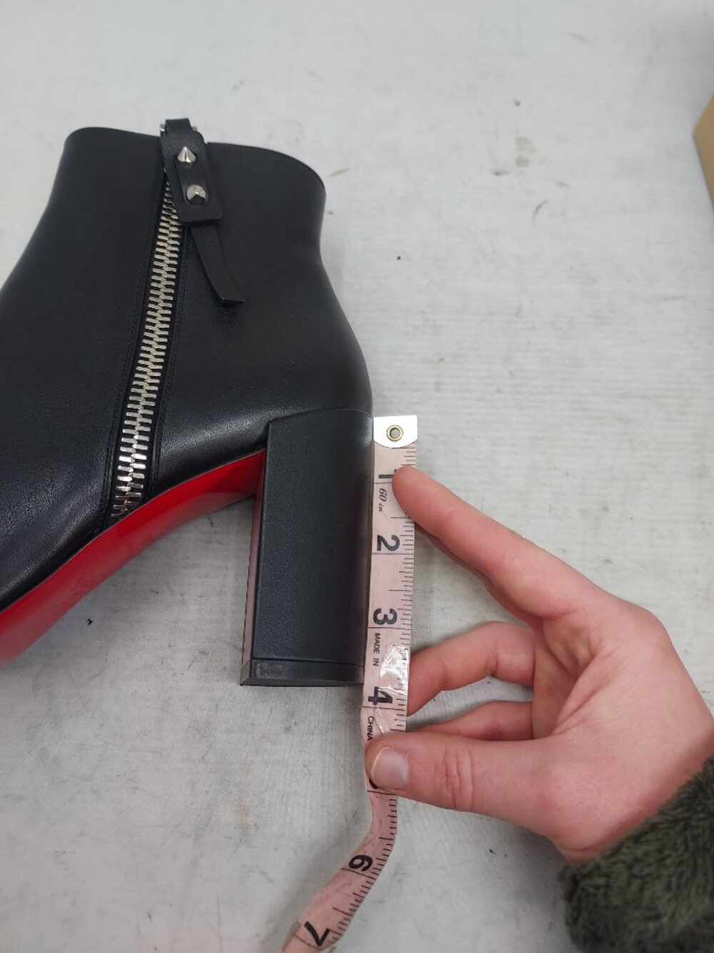 Christian Louboutin Black Ziptotal Black Ankle Boot - Picture 11 of 12